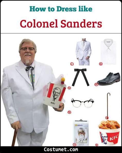 What Kind Of Tie Does Colonel Sanders Wear Month Club