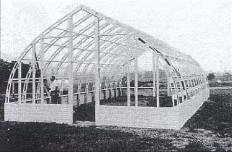All of the greenhouse plans and tools are listed together. A wooden gothic-arch greenhouse (from: Nelson, 1998 ...