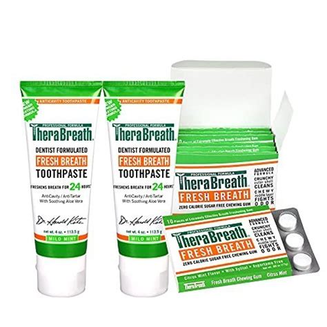 Therabreath 24 Hour Fresh Breath Toothpaste 4 Ounce Pack Of 2 And