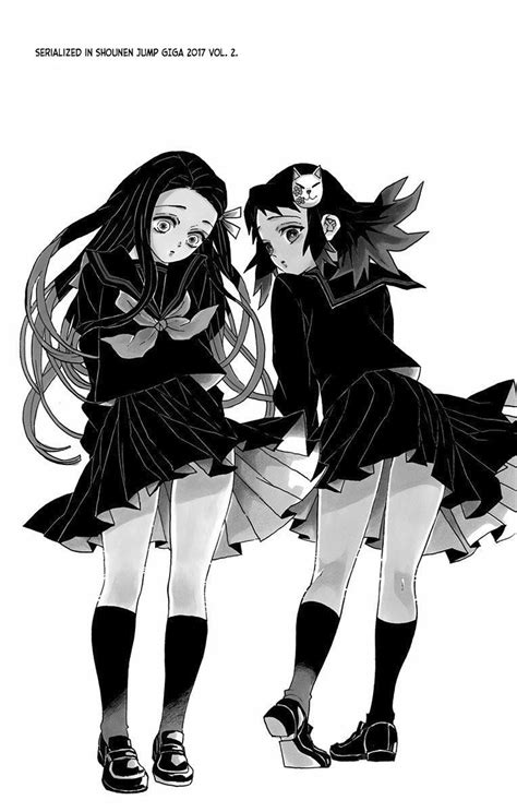 Art Highschool Nezuko Demon Slayer Kimetsu No Yaiba Manga