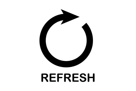Refresh Icon Template Design Vector Graphic By Zae · Creative Fabrica