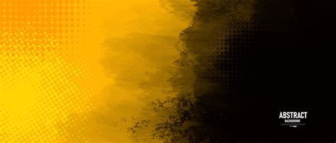 Black And Yellow Abstract Background With Grunge Texture 3804974