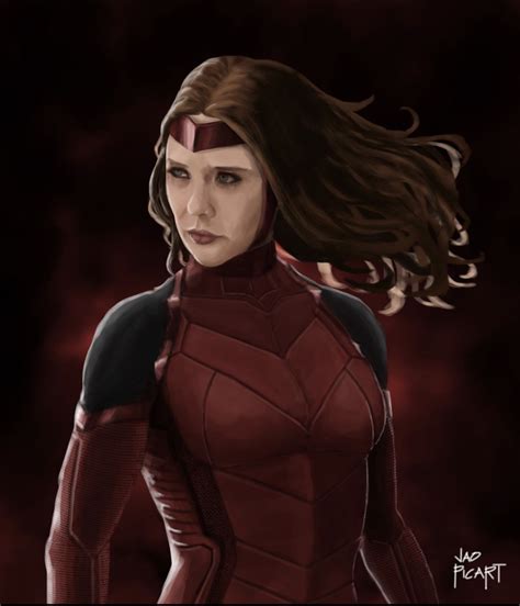 mcu scarlet witch redesign by jao picart by tytorthebarbarian on deviantart