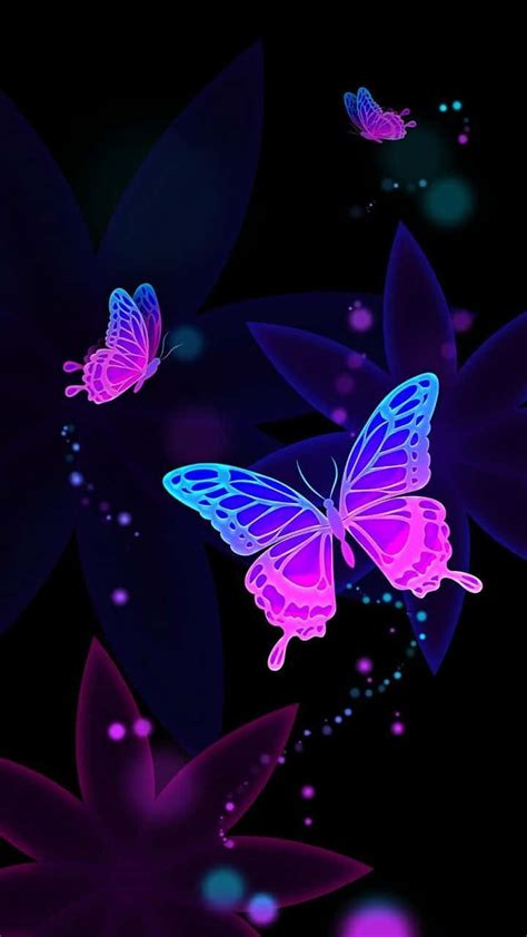 Download Cute Purple Butterfly Wallpaper