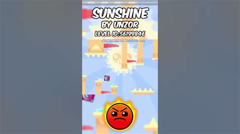 Most Adorable Level On Gd Sunshine Harder By Unzor Geometry Dash