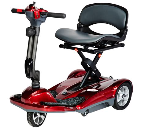 Ev Rider Automatic Folding 3 Wheel Scooter With Remote Red