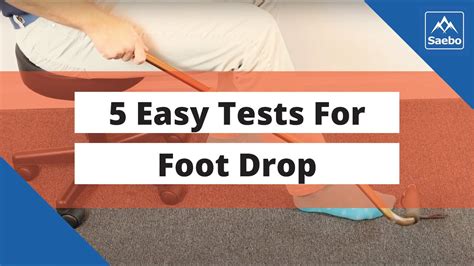 5 Easy Tests For Foot Drop Youtube