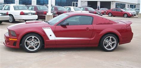 Dark Candy Apple Red 2009 Roush 429r Ford Mustang Coupe