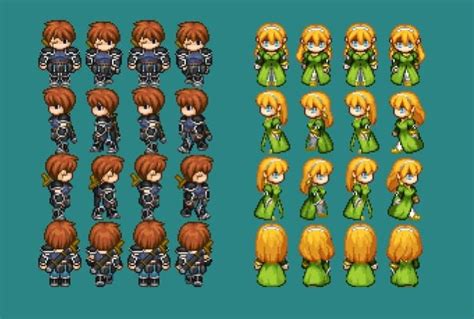 Make A Rpgmaker Xp Or Vx Ace Style Character By Israelcf