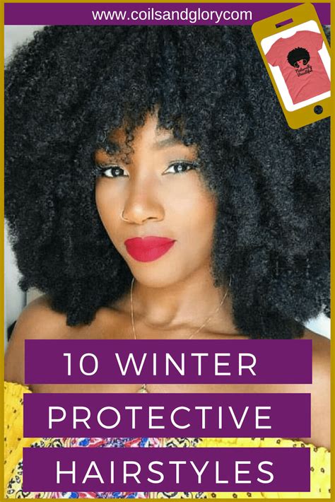 Protective hairstyles are used to protect hair from manipulation, the elements and clothing and when we talk about protective styling, many women with 4c hair begin to listen. 10 Winter Protective Styles For 4c Natural Hair | Coils ...