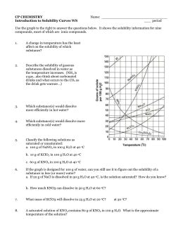Terms in this set (11). Reading a Solubility Curve