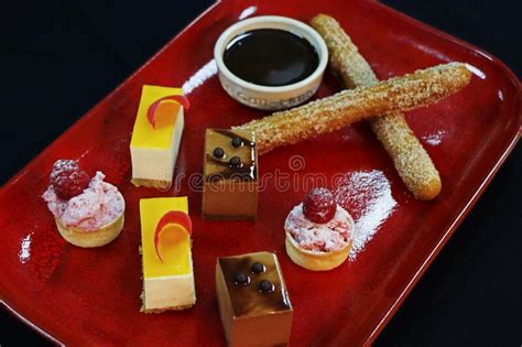 Sweet Desserts And Pastries On The Table During The Event Catering Servicing Of Guests And