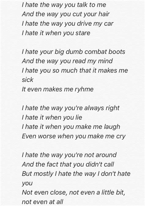 Latest Trend For Teens 10 Reasons Why I Hate You Poem