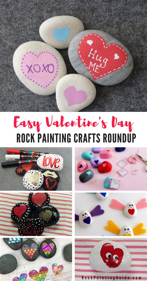 Creative Valentines Day Rock Painting Crafts