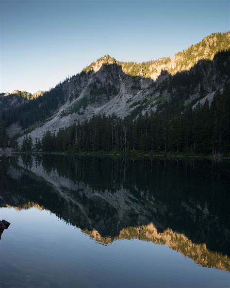 Free Stock Photo Of Conifer Daylight Lake