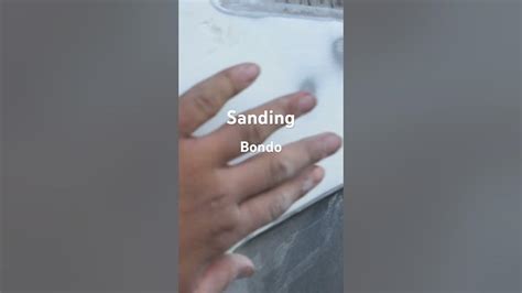 Bondo Sanding Youtube