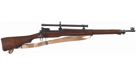 Winchester Model 1917 Bolt Action Sniper Modified Rifle Rock Island Auction