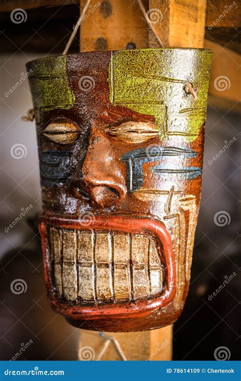 Mask Of The Mapuche People Stock Image Image Of People 78614109