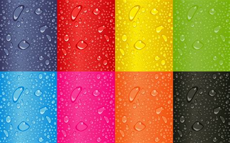 Wallpaper Drops Color Rainbow Water 1680x1050