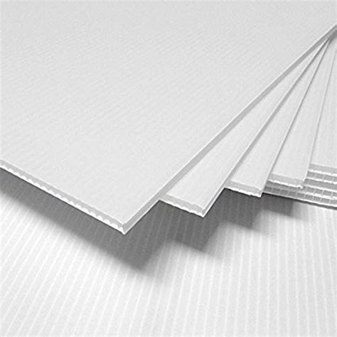 4mm Corrugated Plastic Sheets 48 X 96 10 Pack 100 Virgin White
