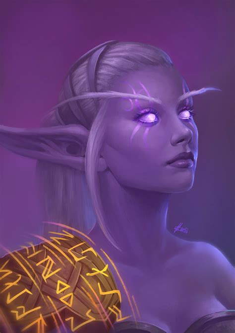 what the nightborne could have been credit to zaelii art wow warcraft heroes warcraft art