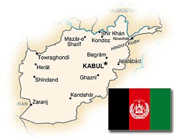 More than 50% of the total land area lies above 6,500 ft. Kunduz Afghanistan Map