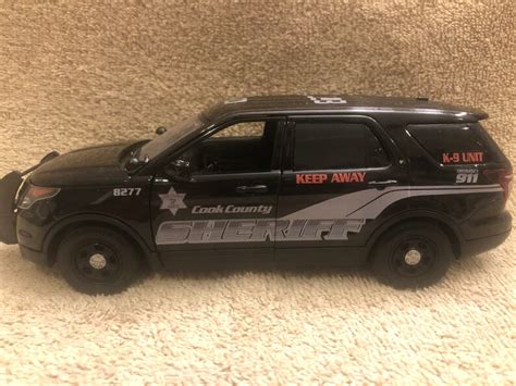124 Scale Stealth Cook County Sheriff K 9 Unit Die Cast Ford Etsy