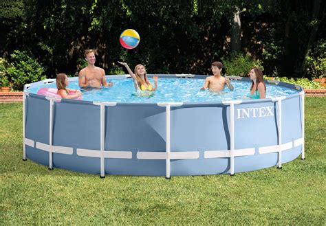 Intex Round Big Outdoor Swimming Poolbuy Online Best Pricessafe