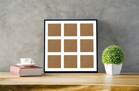 6x4 7x5 8x6 8x10 a4 plain silver gold colour photo picture frames home decor 4x6. 4x4 Inch Square Photo Multi Aperture Picture Frame | Etsy ...