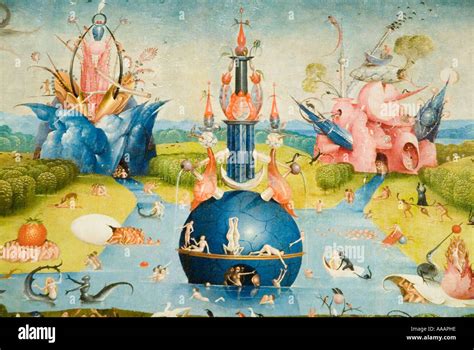 El Jardín De Las Delicias Pintura De Hieronymus Bosch Fotografía De Stock Alamy