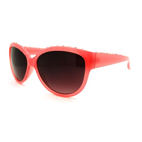 bling iced out diva runway european designer rhinestone large cat eye sunglasses ebay