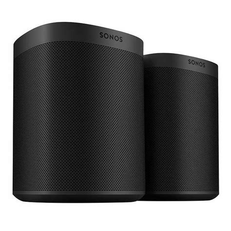 Sonos One Sl Wi Fi Speaker 2 Pack Shadow Edition 878269009085 Ebay