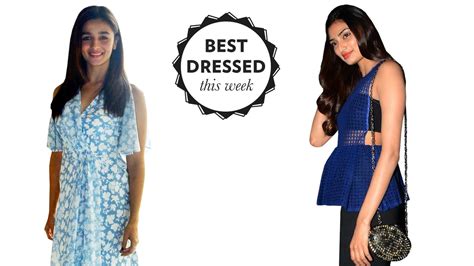 Best Dressed This Week Athiya Shetty And Alia Bhatt Vogue India