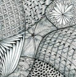 Variation chartz* adaptation waves variation. I Dare You 'To Be Negative' Challenge with Zentangle® step-by-step #ZentangleAllAround # ...