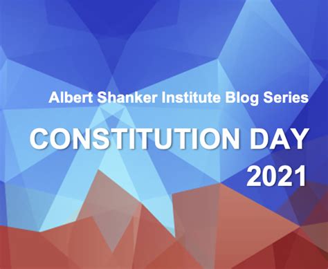 Constitution Day 2021 Blog Series Shanker Institute