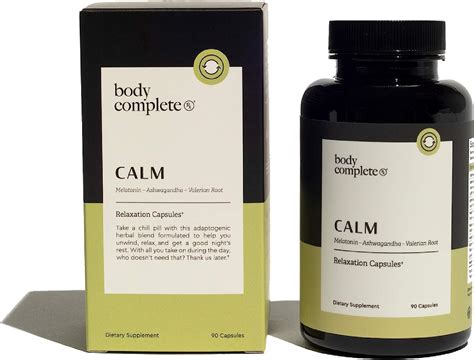 Body Complete Rx Bcrx Calm Relaxation Supplement Herbal