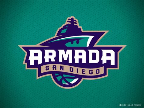 San Diego Armada Basketball Primary Logo By Greg Hahn On Dribbble