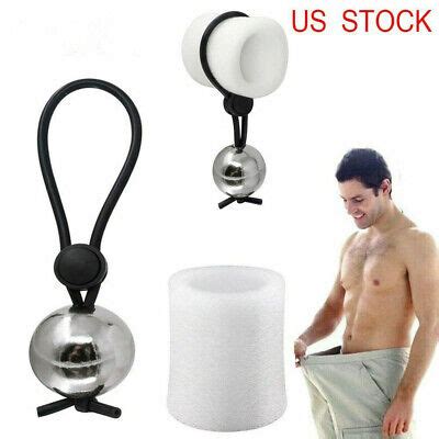 Male Penis Extender Enlarger Stretcher Strap Ball Stretcher Ball Weight W Ring Ebay