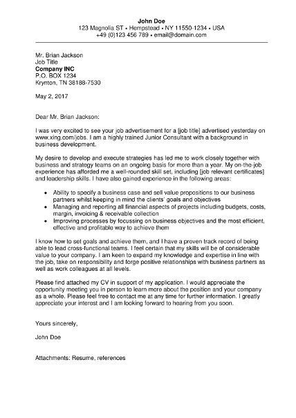 In the german cover letter the structure is quite strict. Anschreiben: Amerikanisches Englisch