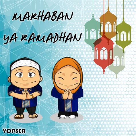 Yuk Lihat 7 Contoh Ide Gambar Kartun Ucapan Bulan Ramadhan Membuat