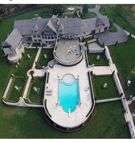 Great Aerial View Luxury Homes Mansions Home