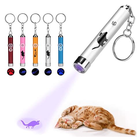 Portable Funny Pet Led Laser Toy Cat Laser Toy With Bright Animation