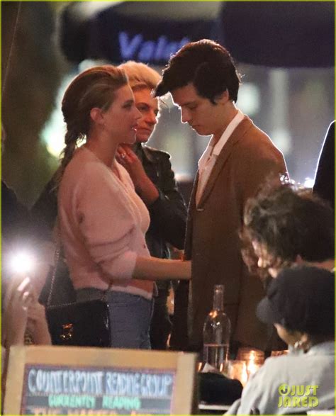 Lili Reinhart Cole Sprouse Show Sweet Pda At Dinner Photo