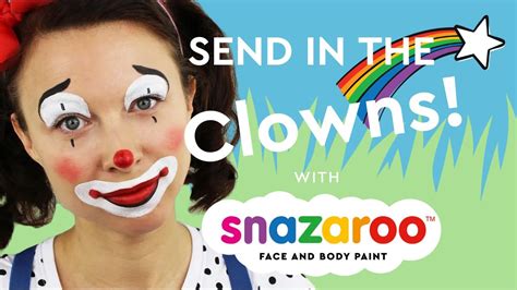 Beginners Clown Face Painting Tutorial Snazaroo Youtube