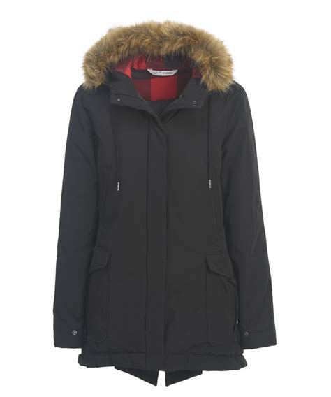 Womens Northern Tundra Parka With Faux Fur Ruff Parka Coat Woolrich