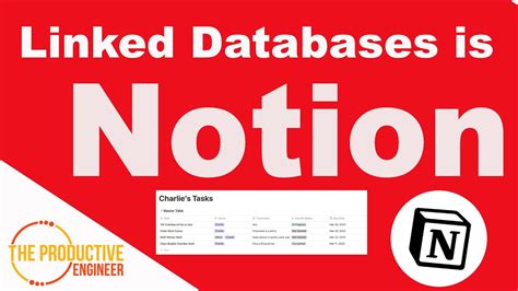 Linked Databases In Notion Step By Step Guide Youtube