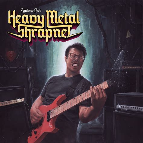 Andrew Lee Heavy Metal Shrapnel Album Cover Poster Lost Posters