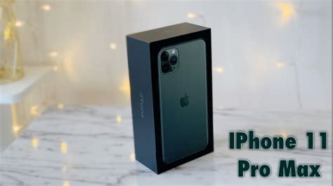 Iphone 11 Pro Max Unboxing Midnight Green 512gb Youtube