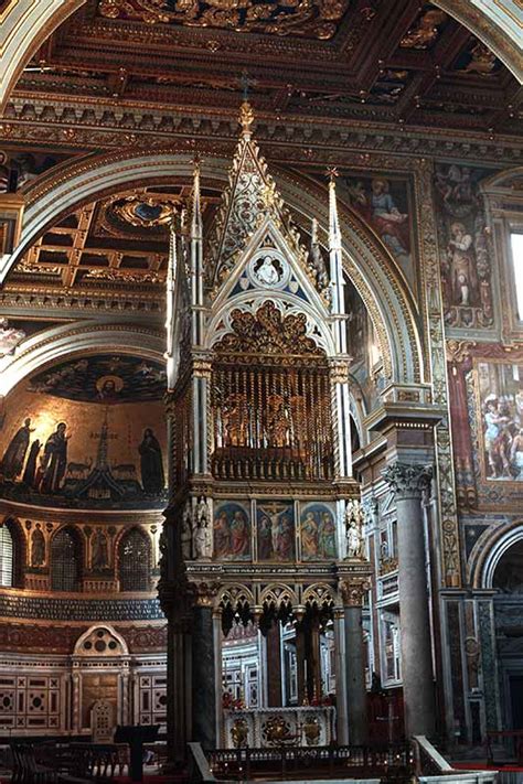 Tabernacle St John Lateran Rome Roma Italy Ozoutback