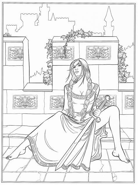 10 Best Gothic Coloring Pages For Adults